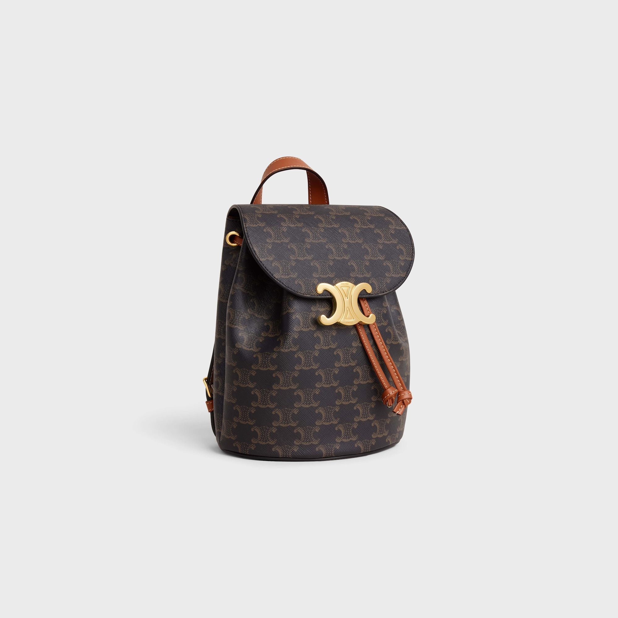 BACKPACK CELINE BONNIE IN TRIOMPHE CANVAS AND CALFSKIN - Image 2